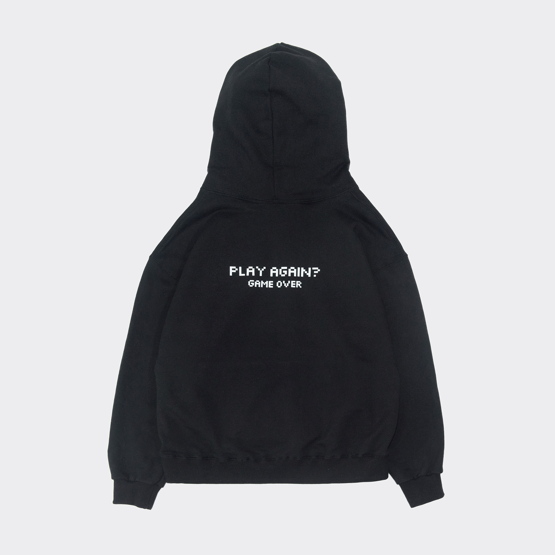 YES Mask Hoodie(Oversize fit) Black
